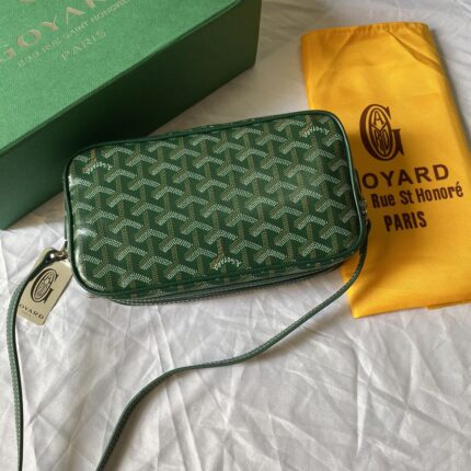 Goyard mini Camera bag Green size:23*8*14cm